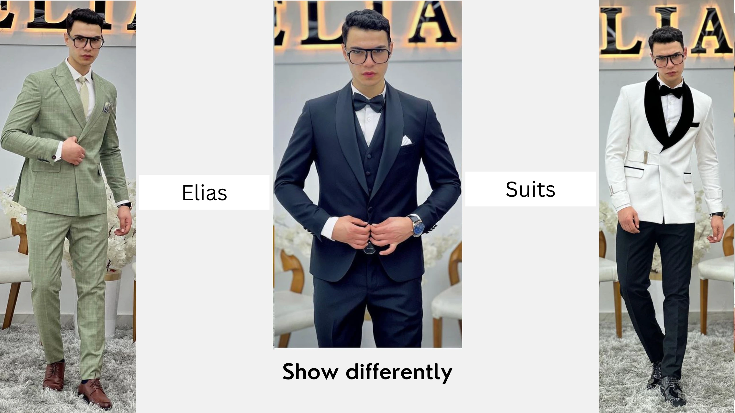 Shop suits - Brand Elias for men suits 